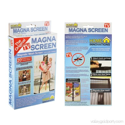 1 Pc Magna Screen Door Net Protector Hands Free Magnetic Mesh Bug Anti Mosquito